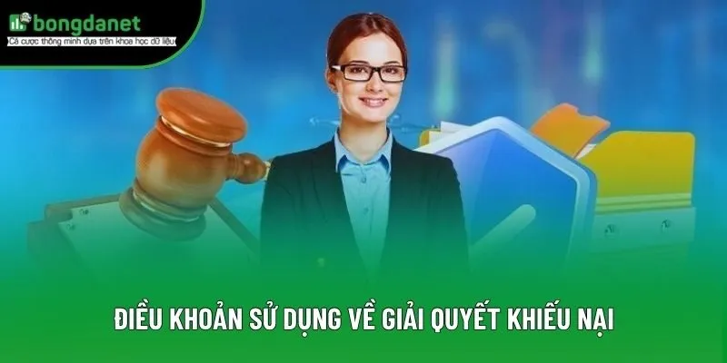 Điều khoản sử dụng về giải quyết khiếu nại